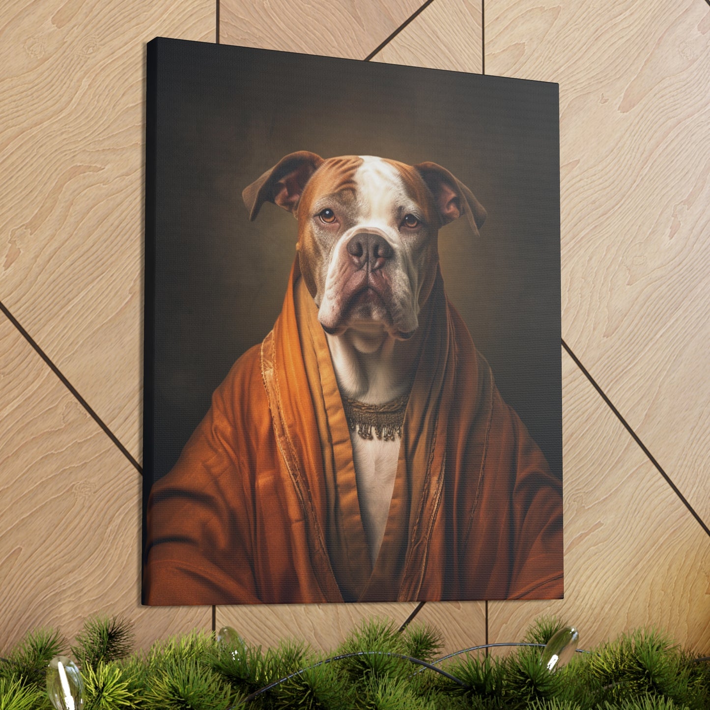Bulldog - Monk - Pet Portrait Canvas