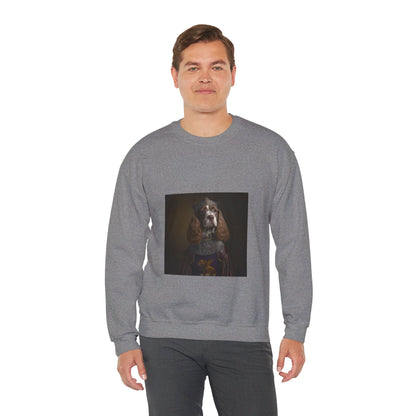 Cocker Spaniel - 15th Century Knight - Pet Portrait Unisex Crewneck Sweatshirt