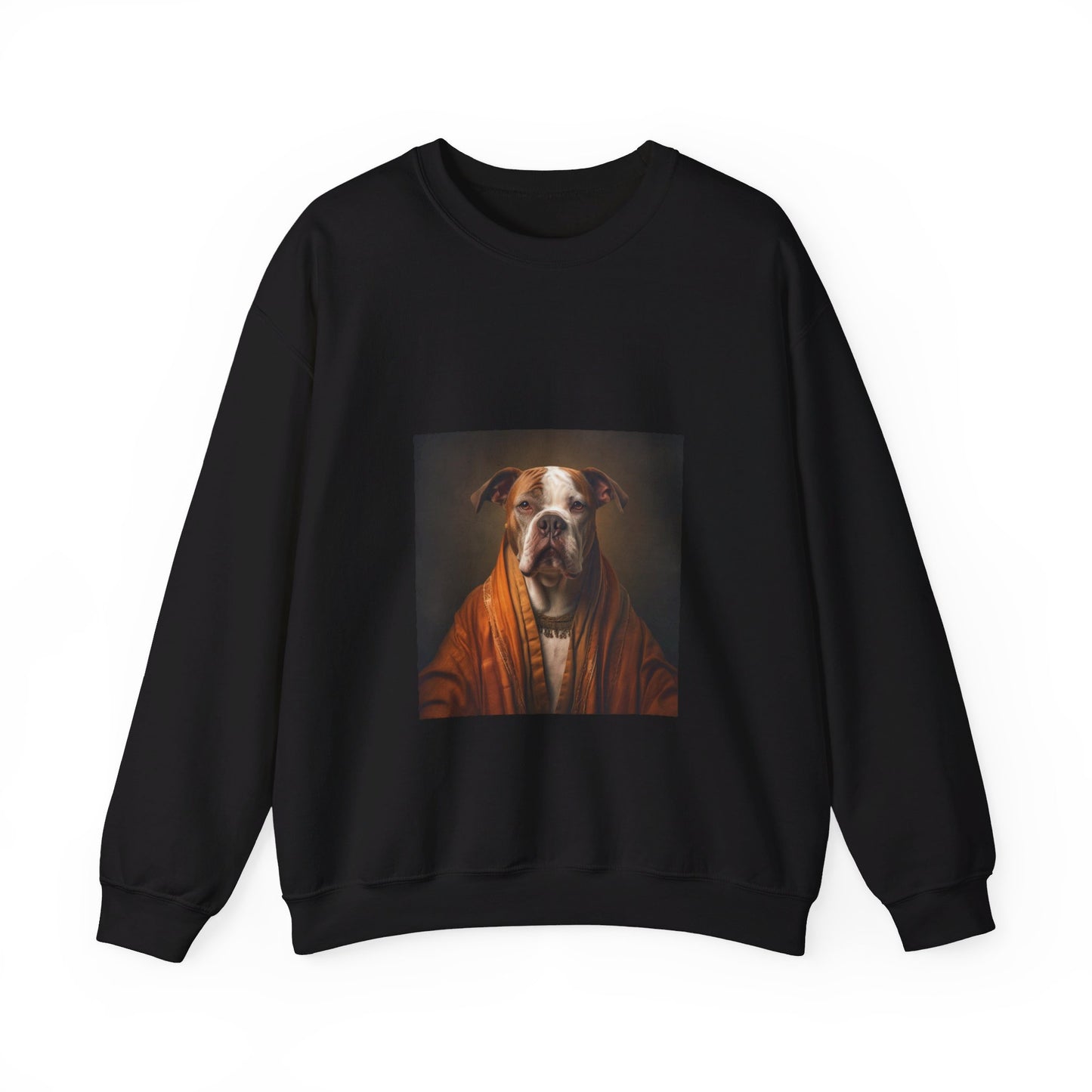 Bulldog - Monk - Pet Portrait Unisex Crewneck Sweatshirt