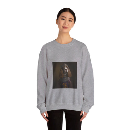 Cocker Spaniel - 15th Century Knight - Pet Portrait Unisex Crewneck Sweatshirt