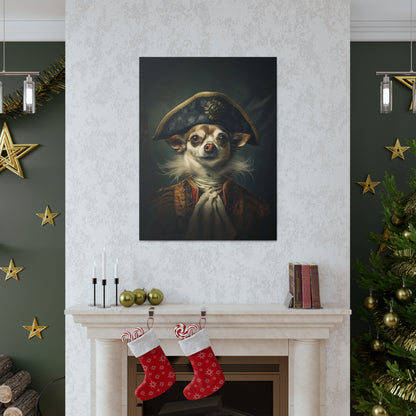 Chihuahua - 17th Century Pirate - Pet Portrait Canvas