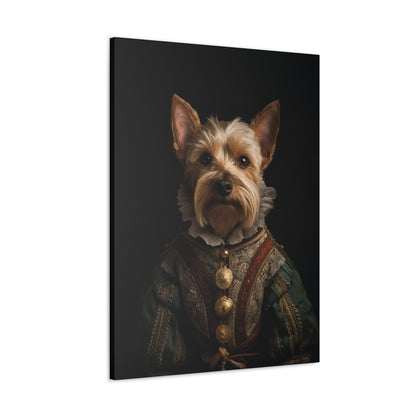 Yorkshire Terrier  - 16th Century Playwright - Pet Portrait Canvas