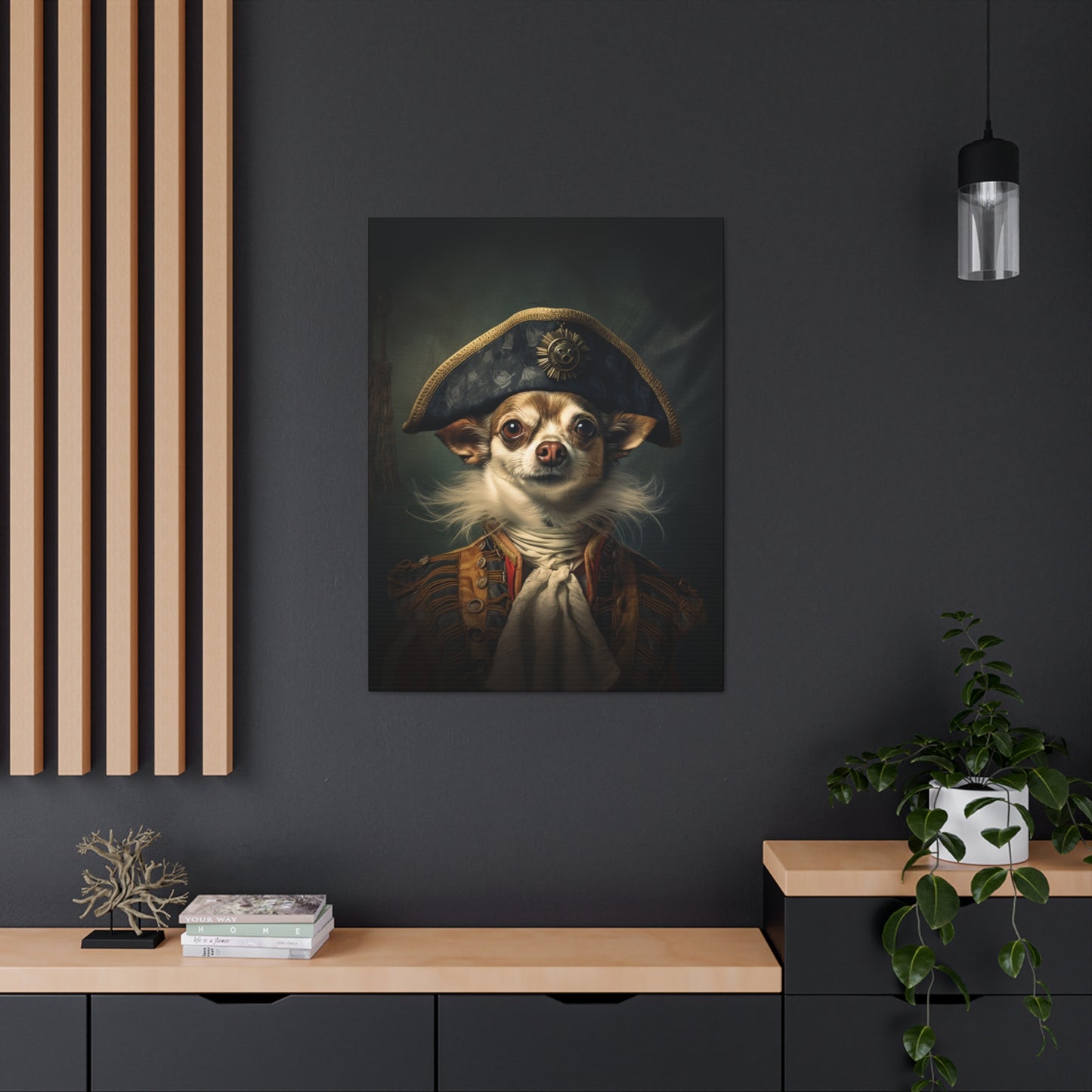 Chihuahua - 17th Century Pirate - Pet Portrait Canvas