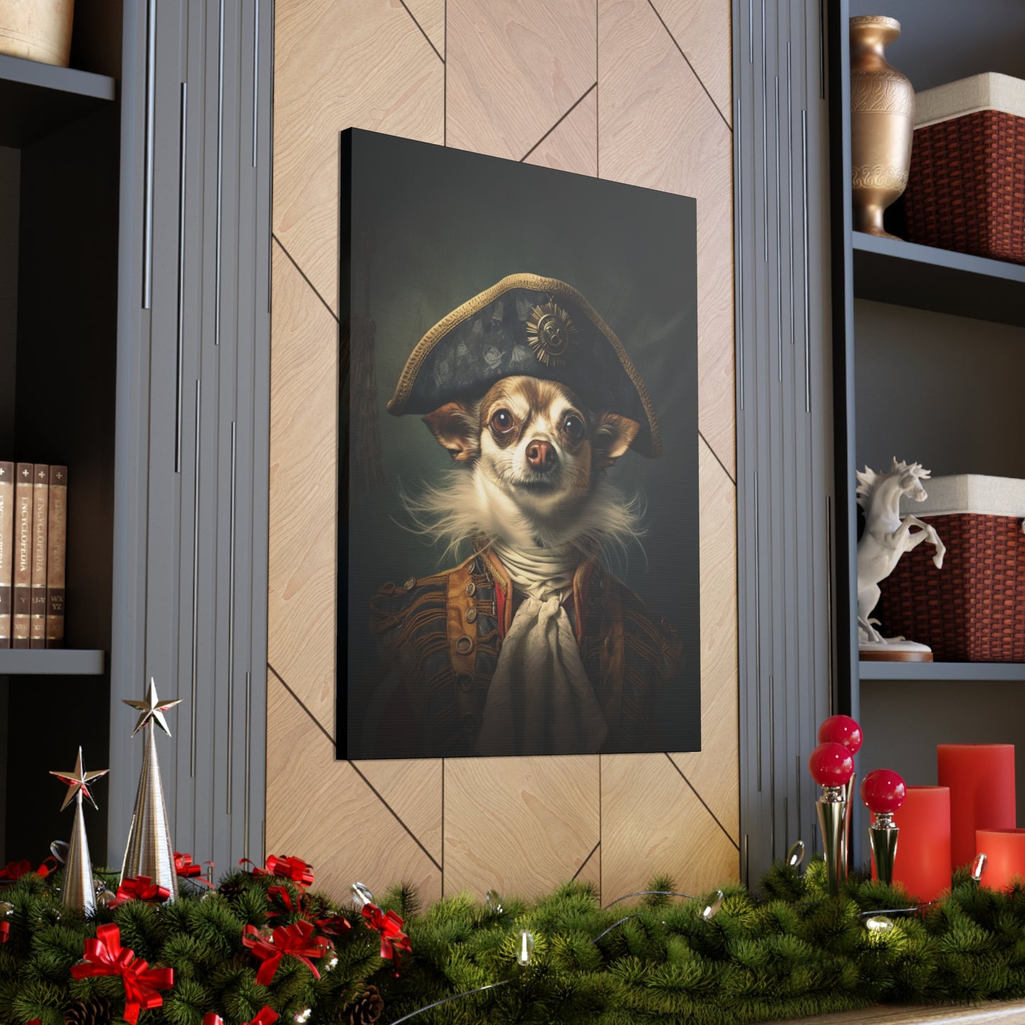 Chihuahua - 17th Century Pirate - Pet Portrait Canvas