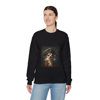 Chihuahua - 17th Century Pirate - Pet Portrait Unisex Crewneck Sweatshirt