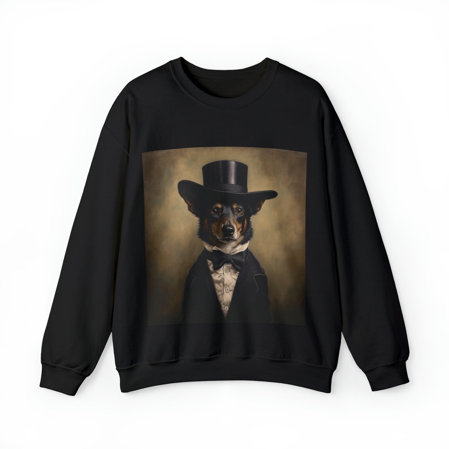 Australian Shepard - 19th Century Politician - Pet Portrait Unisex Crewneck Sweatshirt