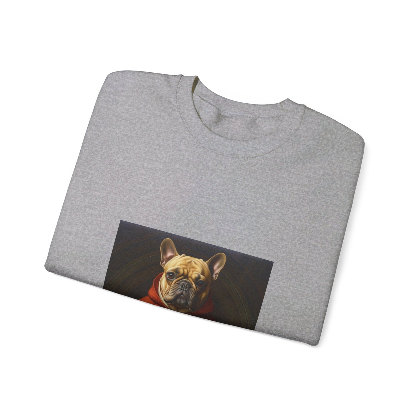 French Bulldog - 11th Century Friar - Pet Portrait Unisex Crewneck Sweatshirt