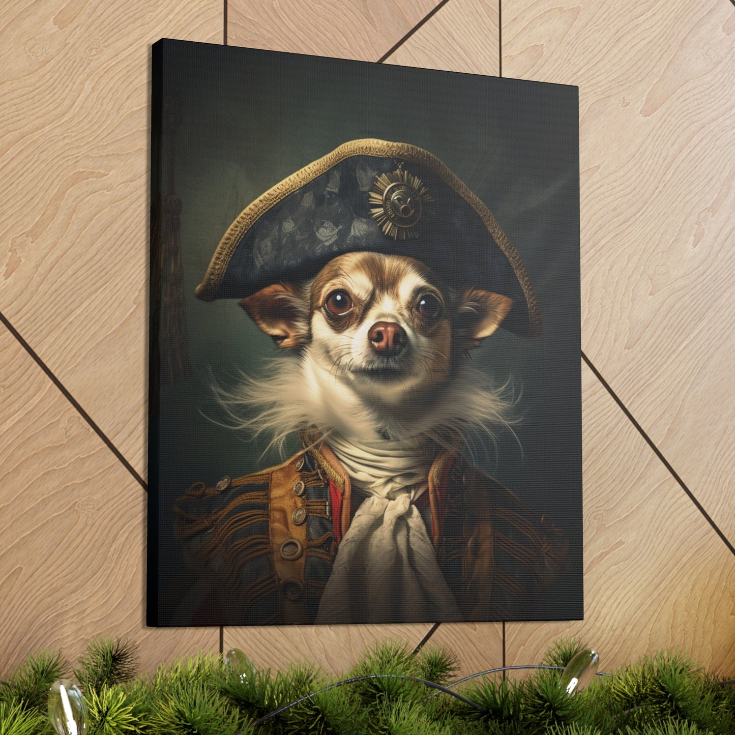 Chihuahua - 17th Century Pirate - Pet Portrait Canvas