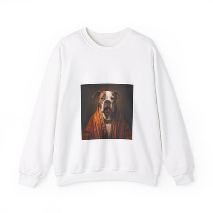 Bulldog - Monk - Pet Portrait Unisex Crewneck Sweatshirt