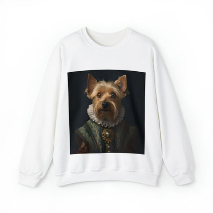 Yorkshire Terrier - 16th Century Playwright - Pet Portrait Unisex Crewneck Sweatshirt