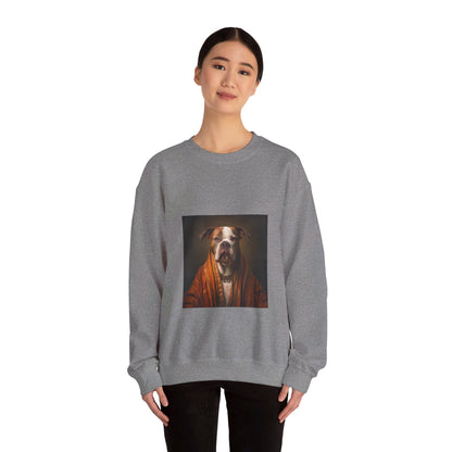 Bulldog - Monk - Pet Portrait Unisex Crewneck Sweatshirt