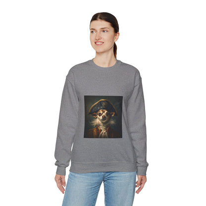 Chihuahua - 17th Century Pirate - Pet Portrait Unisex Crewneck Sweatshirt