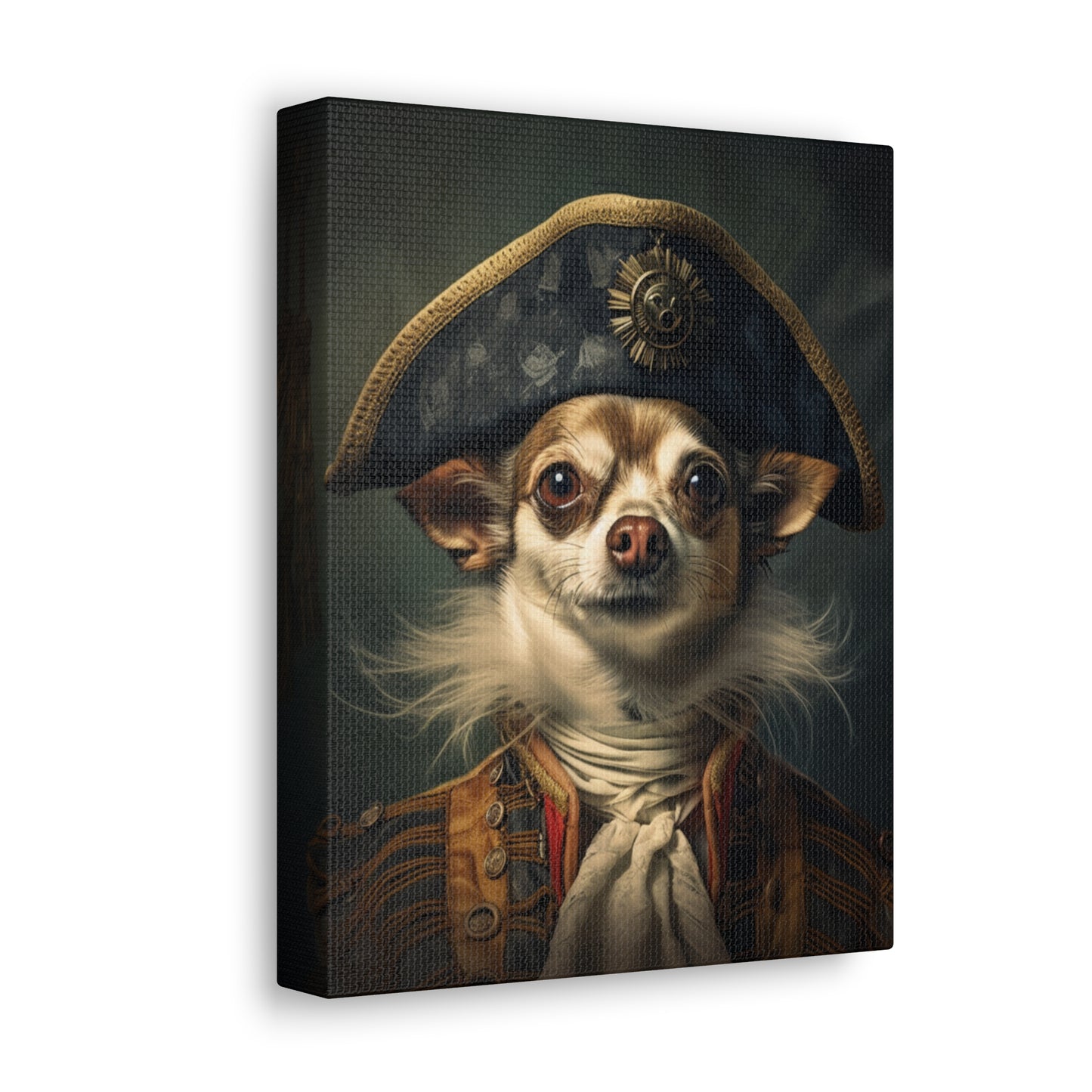 Chihuahua - 17th Century Pirate - Pet Portrait Canvas