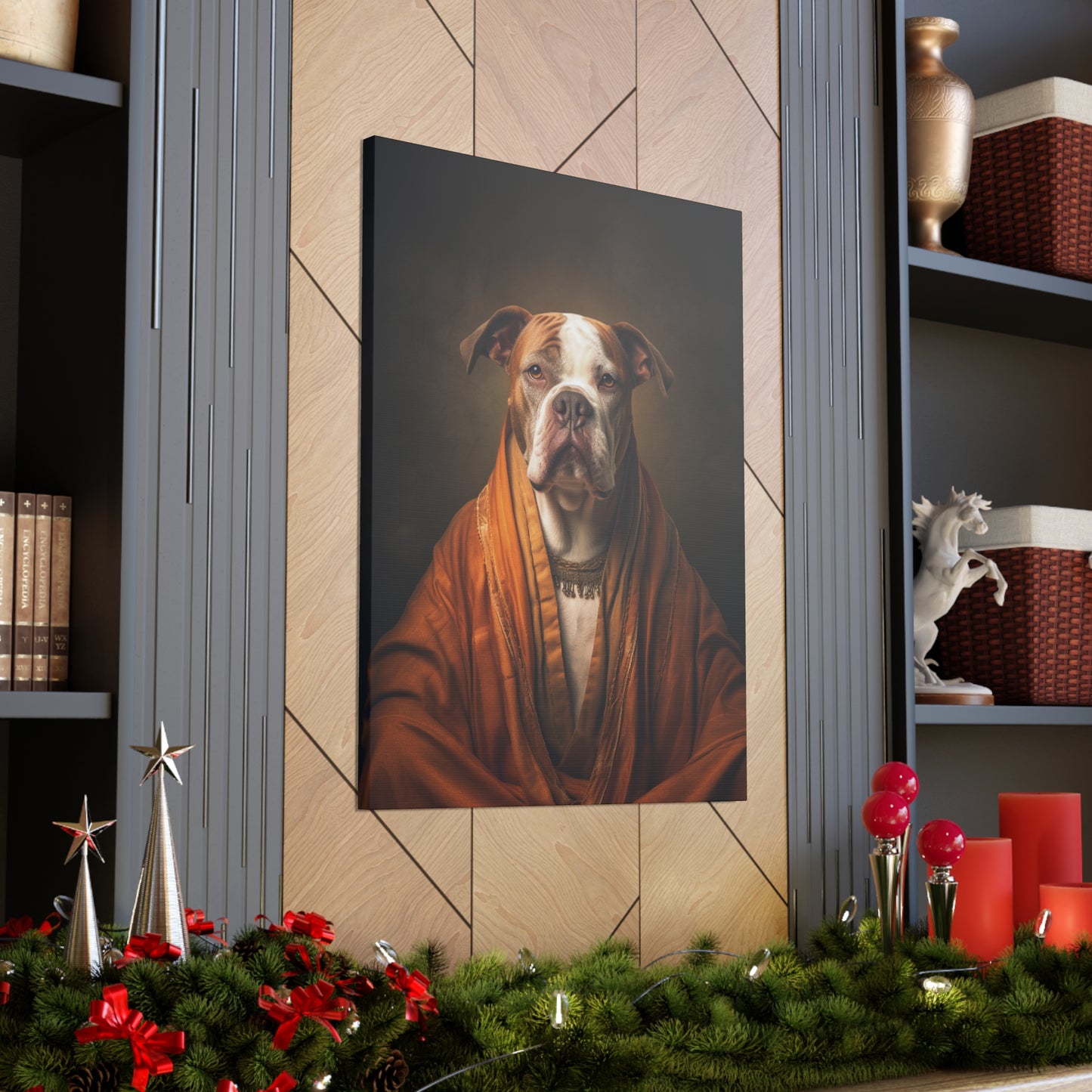 Bulldog  - Monk - Pet Portrait Canvas