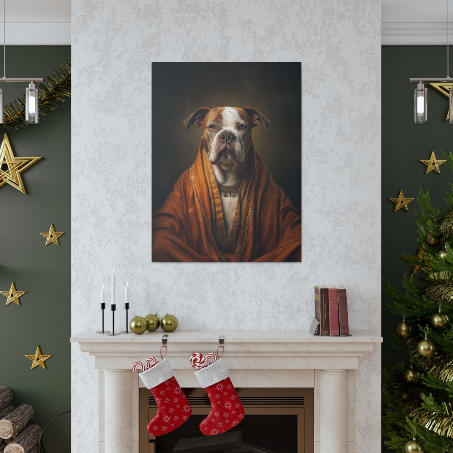 Bulldog  - Monk - Pet Portrait Canvas