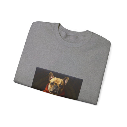 French Bulldog - 11th Century Friar - Pet Portrait Unisex Crewneck Sweatshirt