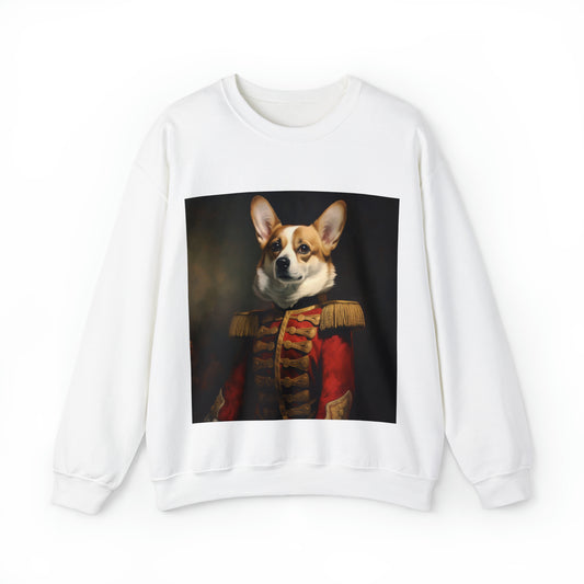 Corgi - 19th Century General - Pet Portrait Unisex Crewneck Sweatshirt