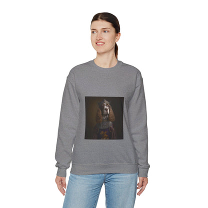 Cocker Spaniel - 15th Century Knight - Pet Portrait Unisex Crewneck Sweatshirt