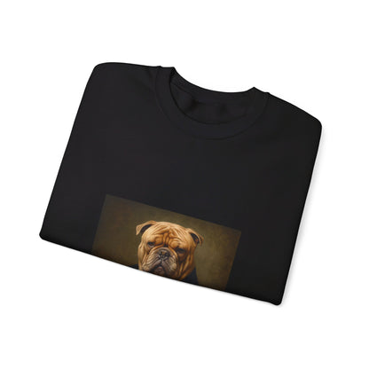 Mastiff - 20th Century Mobster - Pet Portrait Unisex Crewneck Sweatshirt