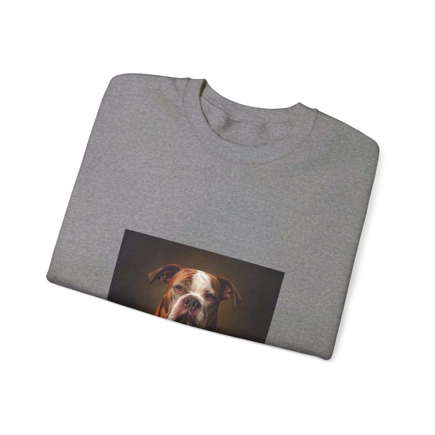 Bulldog - Monk - Pet Portrait Unisex Crewneck Sweatshirt