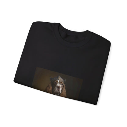 Cocker Spaniel - 15th Century Knight - Pet Portrait Unisex Crewneck Sweatshirt