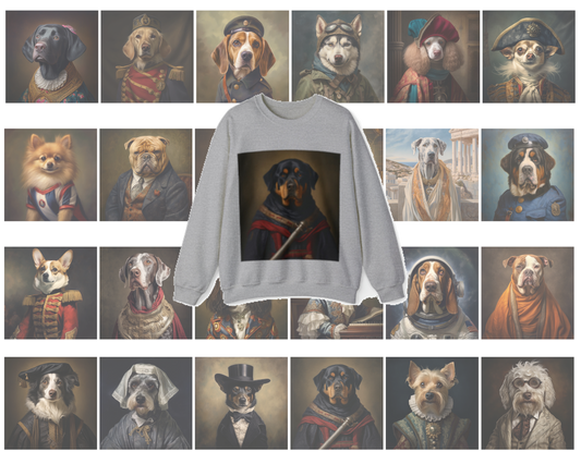 Custom Historical Pet Portrait Sweatshirt